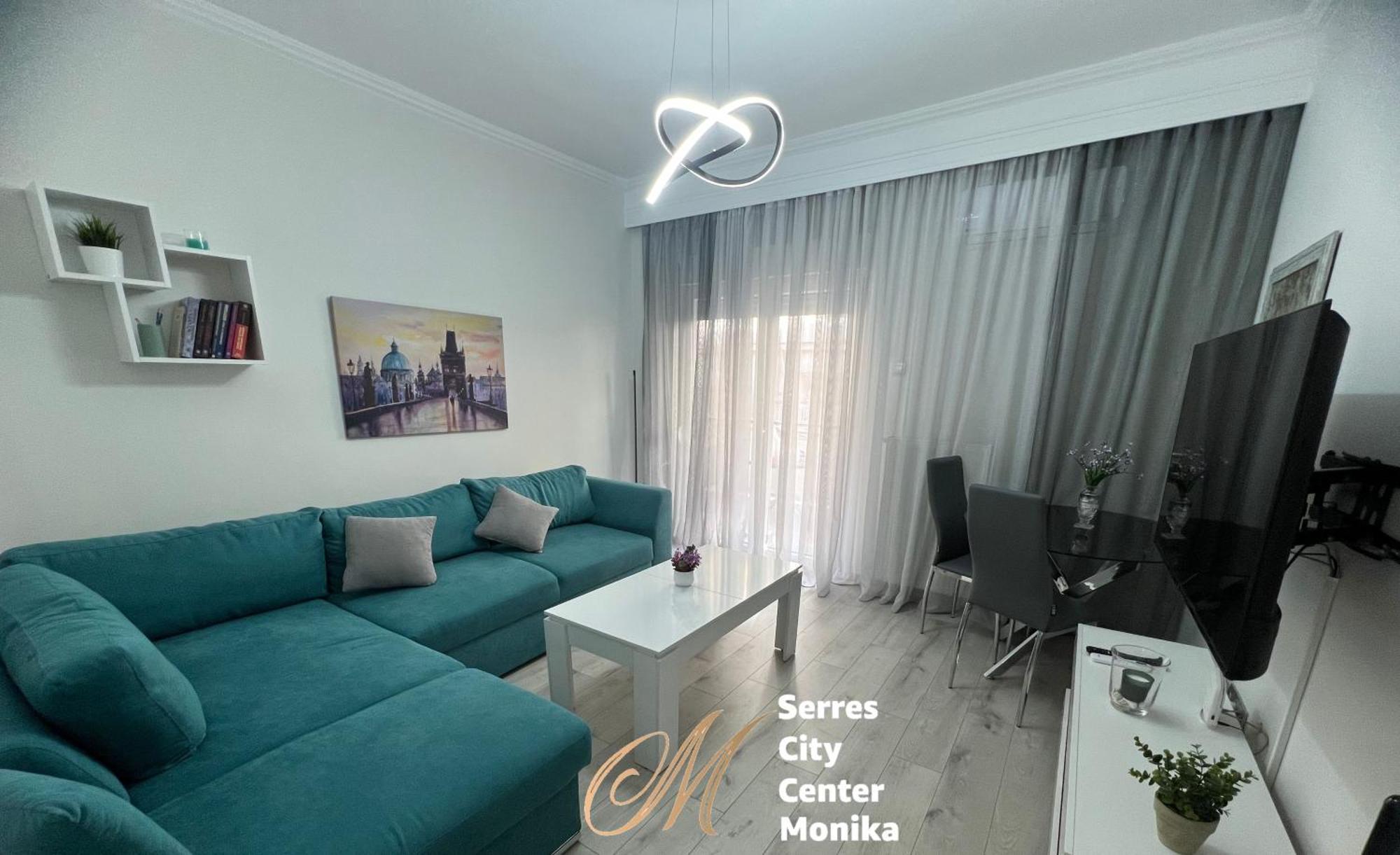 Serres City Center Modern Apartment Esterno foto